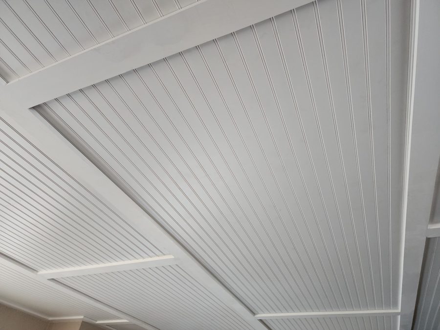 Coffered ceiling trim detail